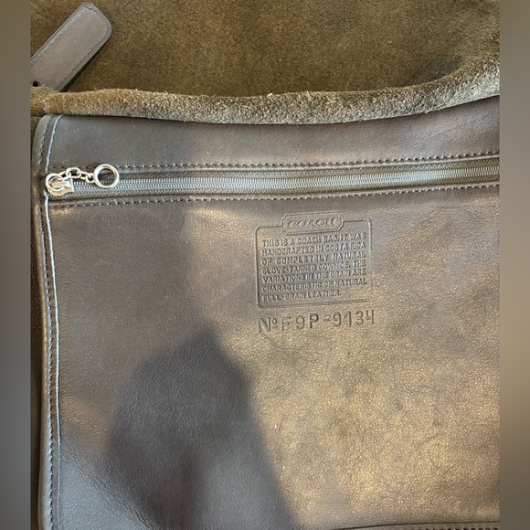 Vintage COACH Legacy Slim Hipster Crossbody Saddle Bag Smooth Brown Leather 9134 - Picture 10 of 10